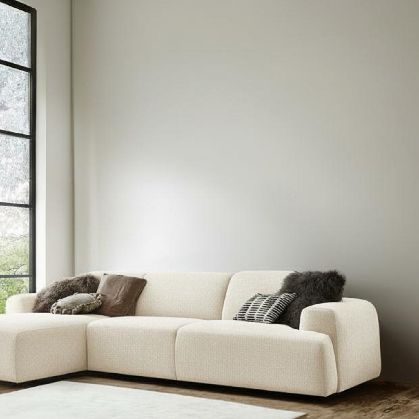 Kanto 2-Piece Chaise Sectional 102"
