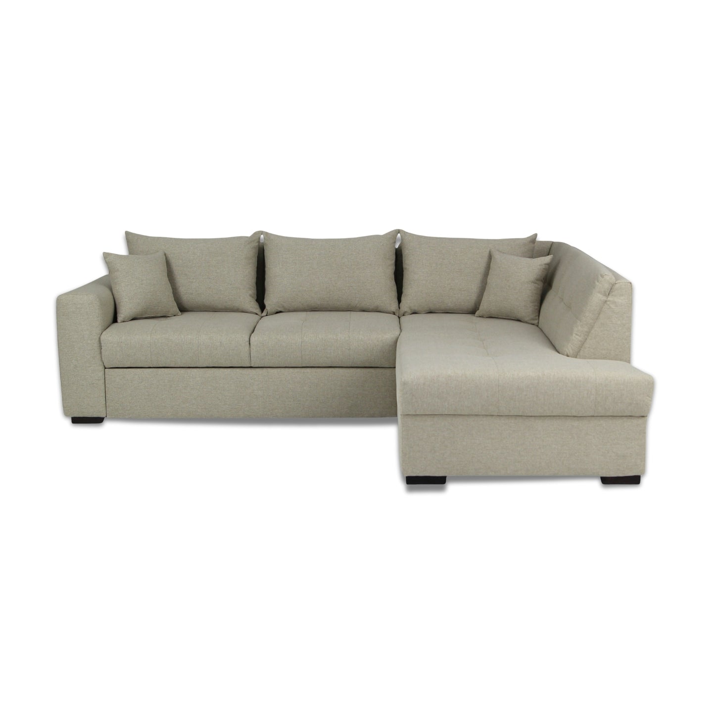 Otello Sleeper Open-End Sofa 95" Khaki