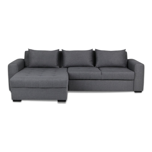 Otello Sleeper Chaise Sofa 106" Anthracite