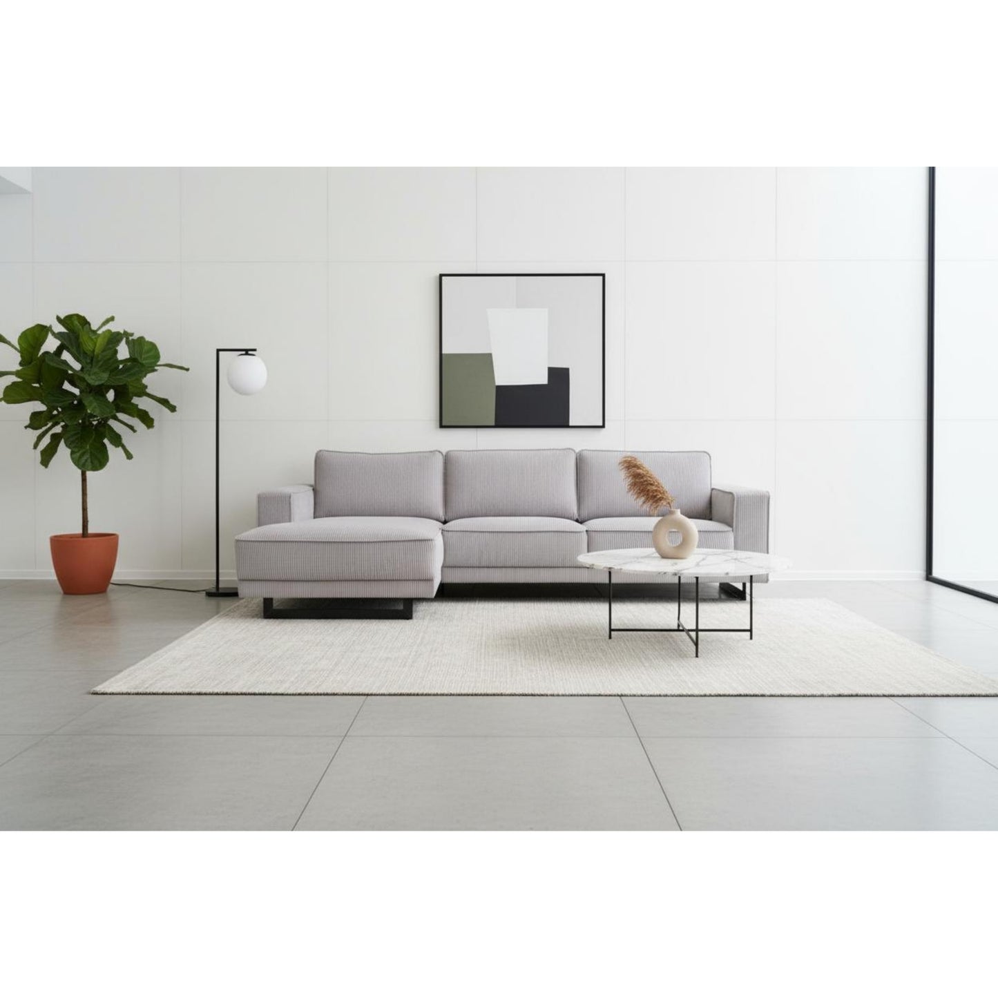 Sarno 2-Piece Chaise Sectional 112"